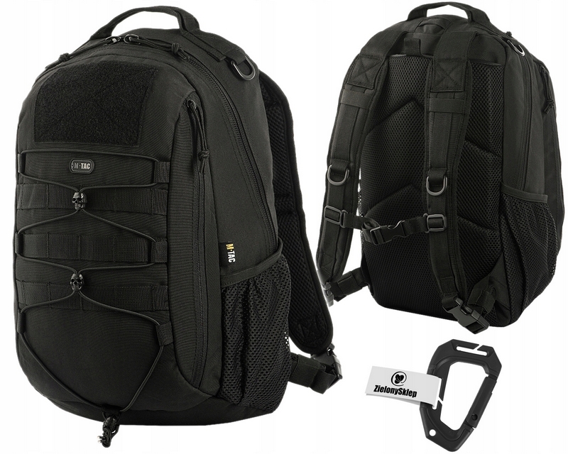 Mestský taktický batoh M-Tac Urban Line Force Pack a karabína Dominator Tactical